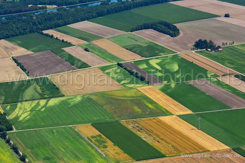 Luftaufnahme Luftbildarchäologie in unbekannt | Schwaben, Bayern