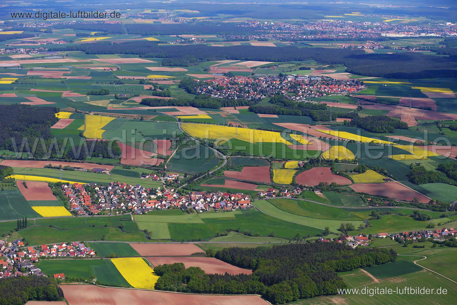 Luftaufnahme Panoramaaufnahme in unbekannt | Mittelfranken, Bayern