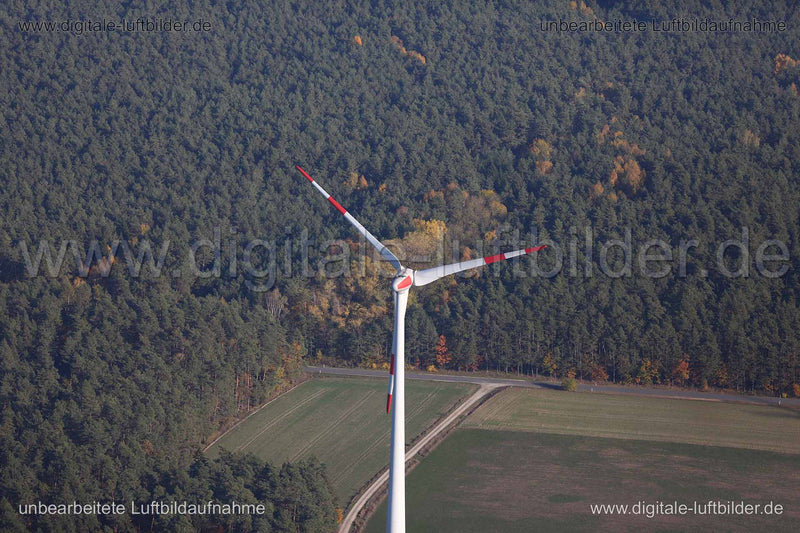 Luftaufnahme Windrad in unbekannt | Mittelfranken, Bayern
