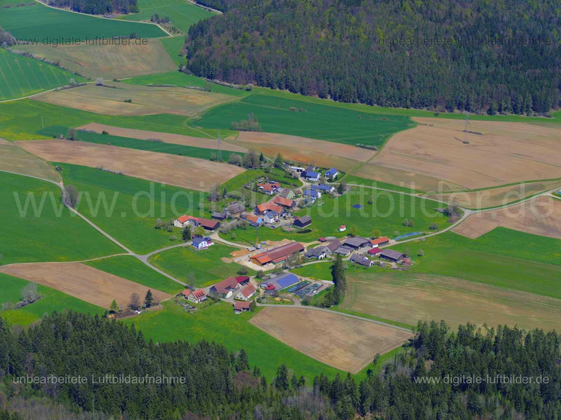 Luftaufnahme Dettnach bei Ursensollen in Ursensollen | Oberpfalz, Bayern