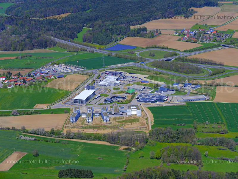 Luftaufnahme Gewerbegebiet Ursensollen in Ursensollen | Oberpfalz, Bayern