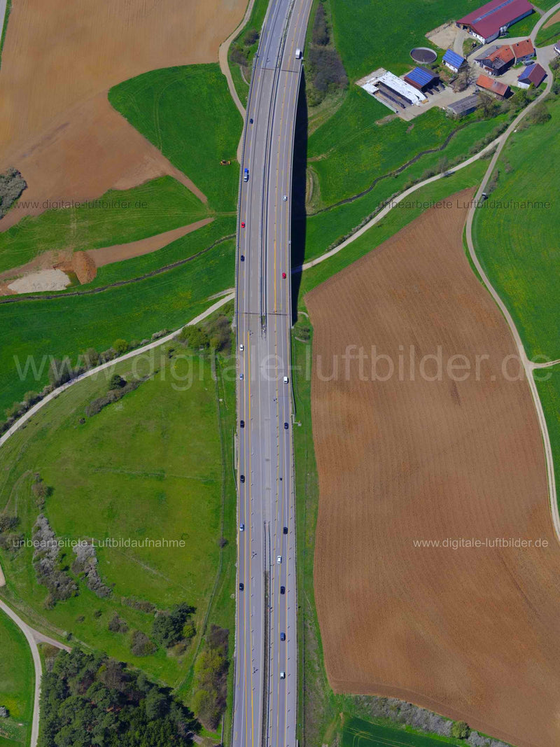 Luftaufnahme Autobahn A6 bei Velburg in Velburg | Oberpfalz, Bayern