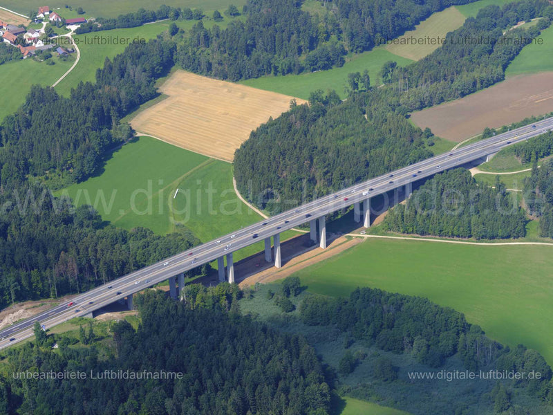 Luftaufnahme Brücke bei Krondorf in Velburg | Oberpfalz, Bayern