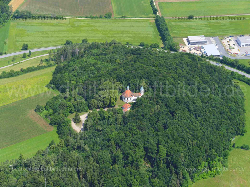 Luftaufnahme Herz Jesu Kapelle in Velburg | Oberpfalz, Bayern