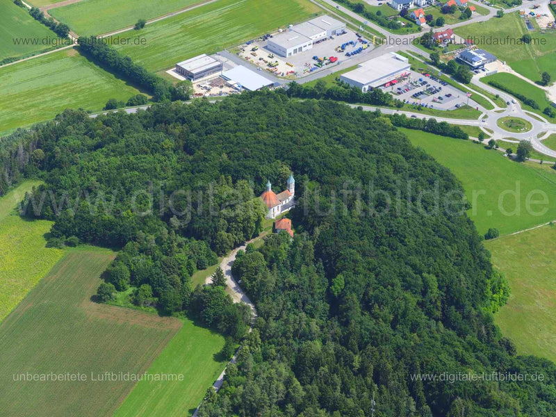 Luftaufnahme Herz Jesu Kapelle in Velburg | Oberpfalz, Bayern