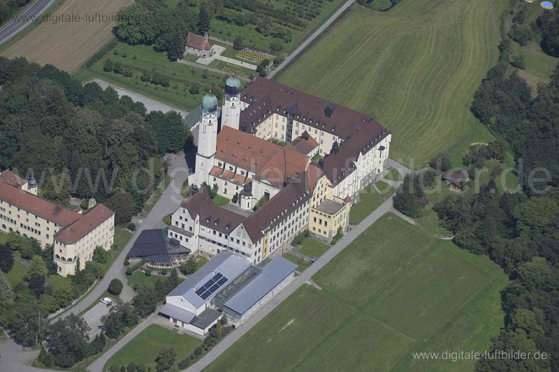Luftaufnahme Abtei Schweiklberg in Vilshofen | Niederbayern, Bayern