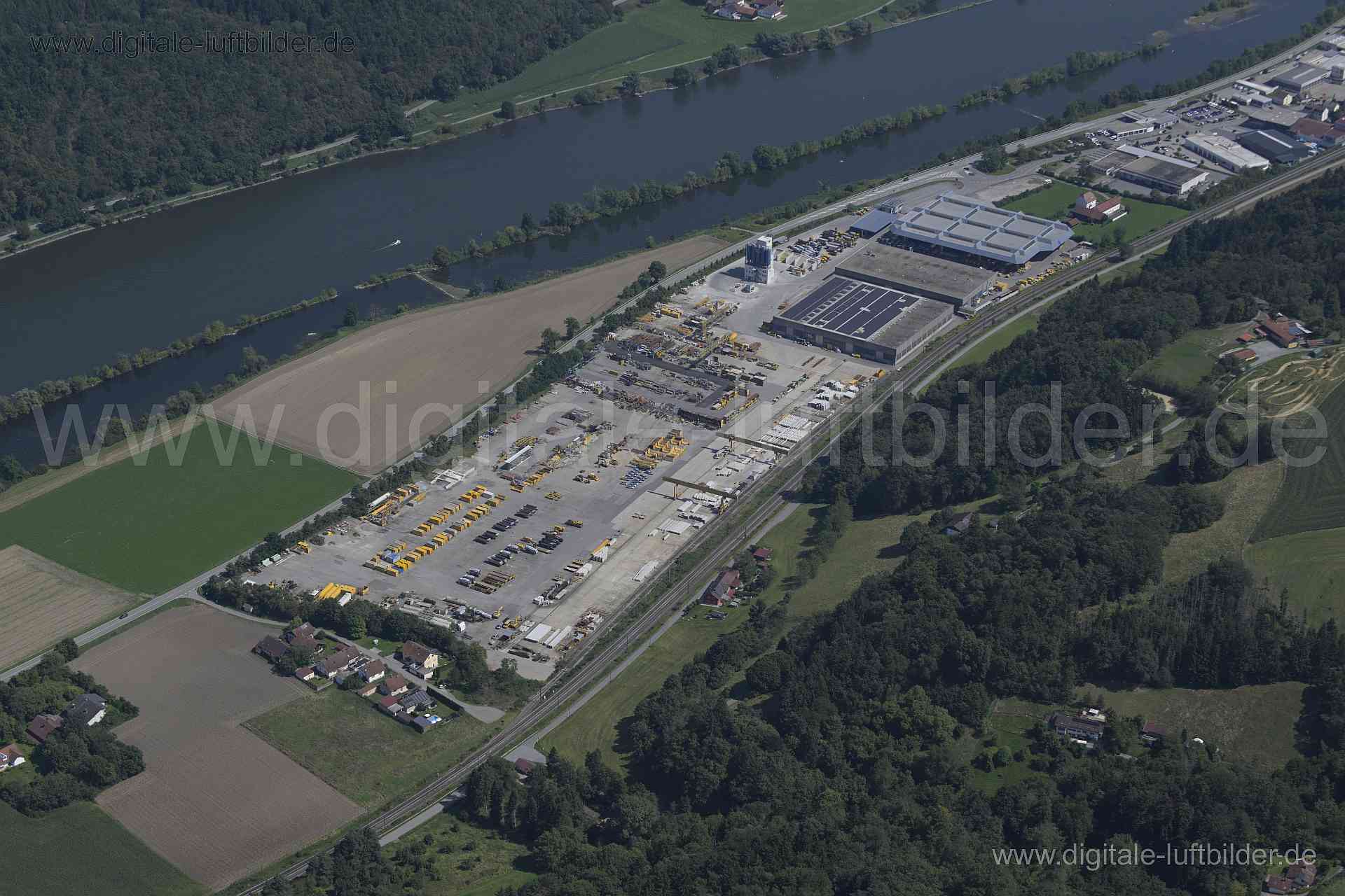 Luftaufnahme Berger Bau GmbH in Vilshofen | Niederbayern, Bayern