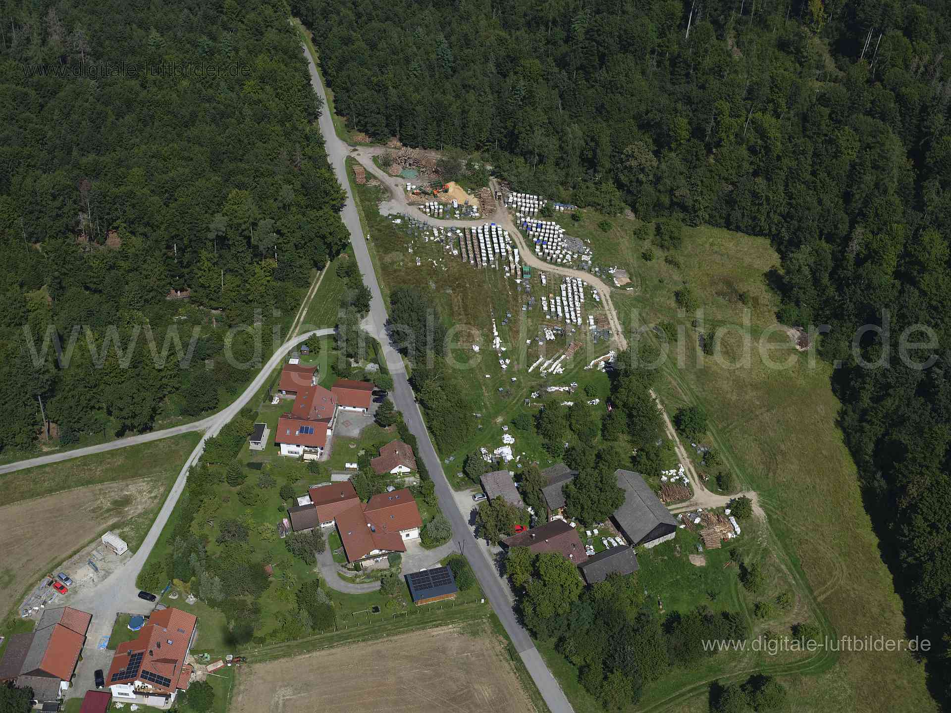 Luftaufnahme Nicklgut in Vilshofen | Niederbayern, Bayern