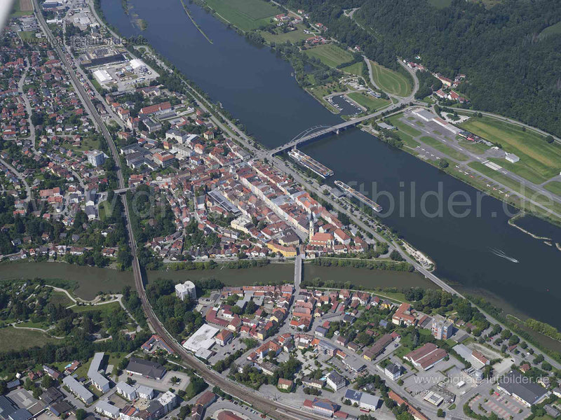 Luftaufnahme Vilshofen in Vilshofen | Niederbayern, Bayern