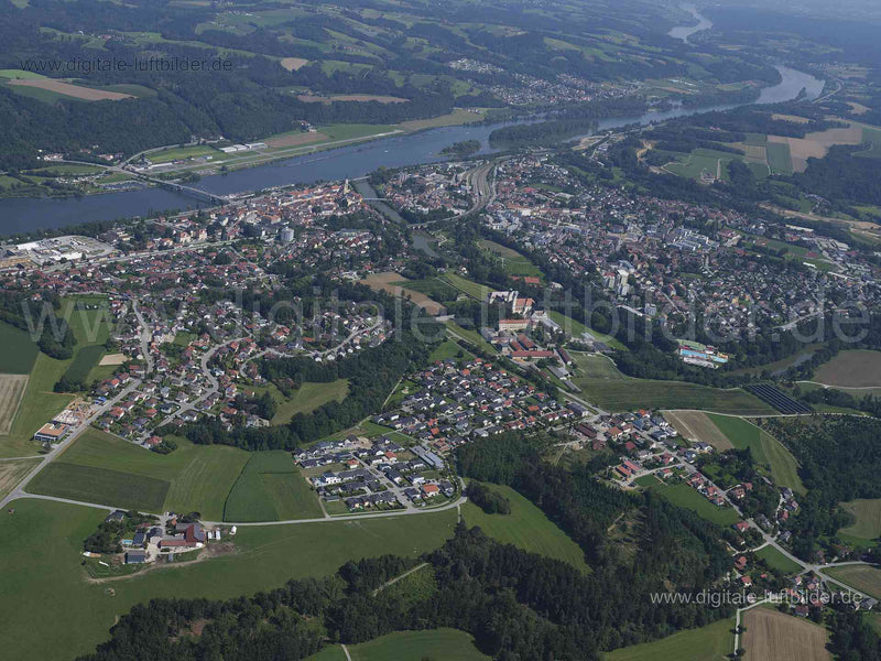 Luftaufnahme Vilshofen in Vilshofen | Niederbayern, Bayern