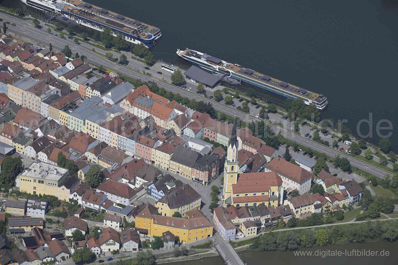 Luftaufnahme Vilshofen in Vilshofen | Niederbayern, Bayern