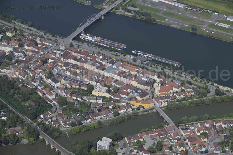 Luftaufnahme Vilshofen in Vilshofen | Niederbayern, Bayern
