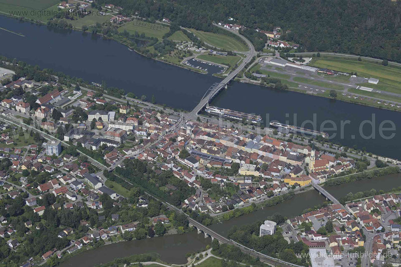 Luftaufnahme Vilshofen in Vilshofen | Niederbayern, Bayern
