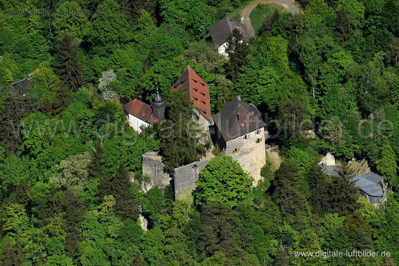 Luftaufnahme Burg Rabeneck in Waischenfeld | Oberfranken, Bayern