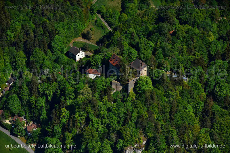 Luftaufnahme Burg Rabeneck in Waischenfeld | Oberfranken, Bayern