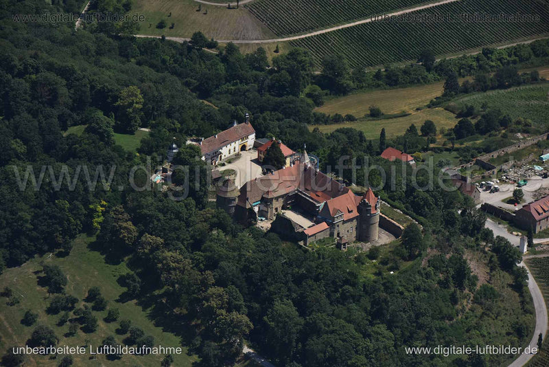 Luftaufnahme Schloss Frankenberg in Weigenheim | Mittelfranken, Bayern