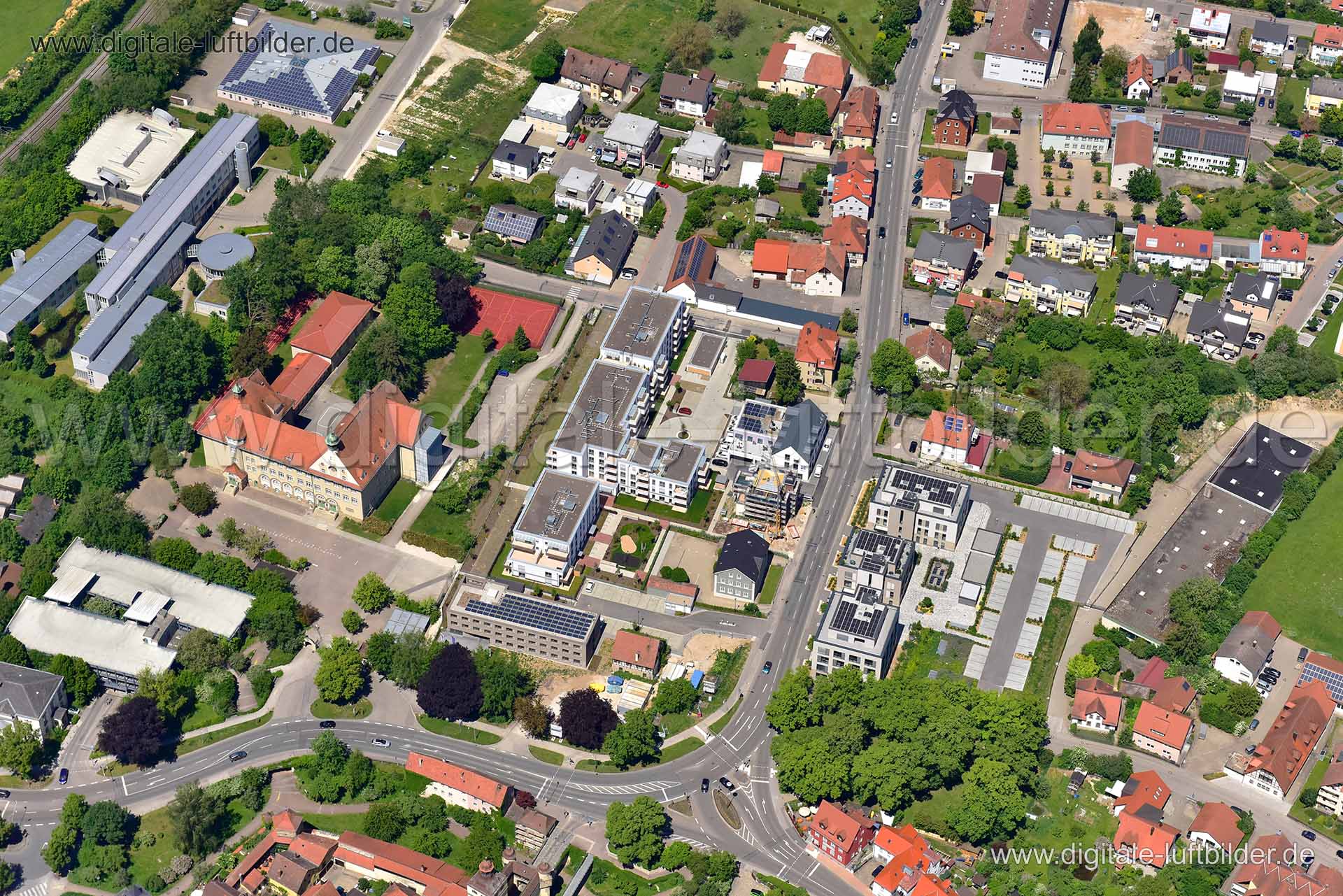 Luftaufnahme Ellinger Tor in Weißenburg | Mittelfranken, Bayern