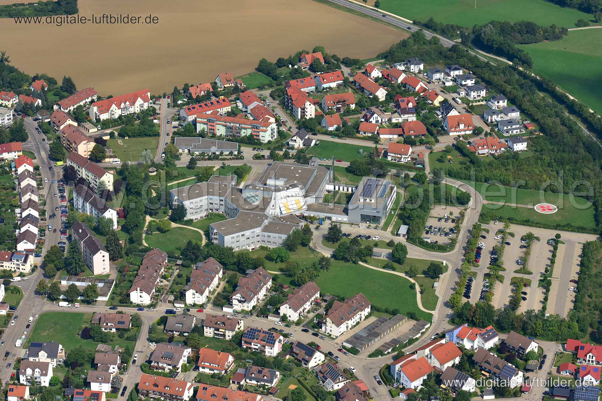 Luftaufnahme Klinikum Altmühlfranken in Weißenburg | Mittelfranken, Bayern