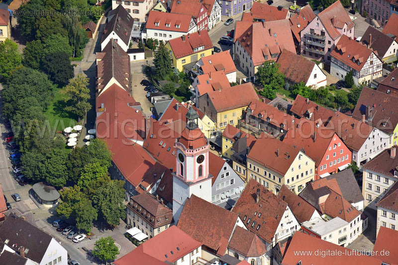 Luftaufnahme Spitalturm in Weißenburg | Mittelfranken, Bayern