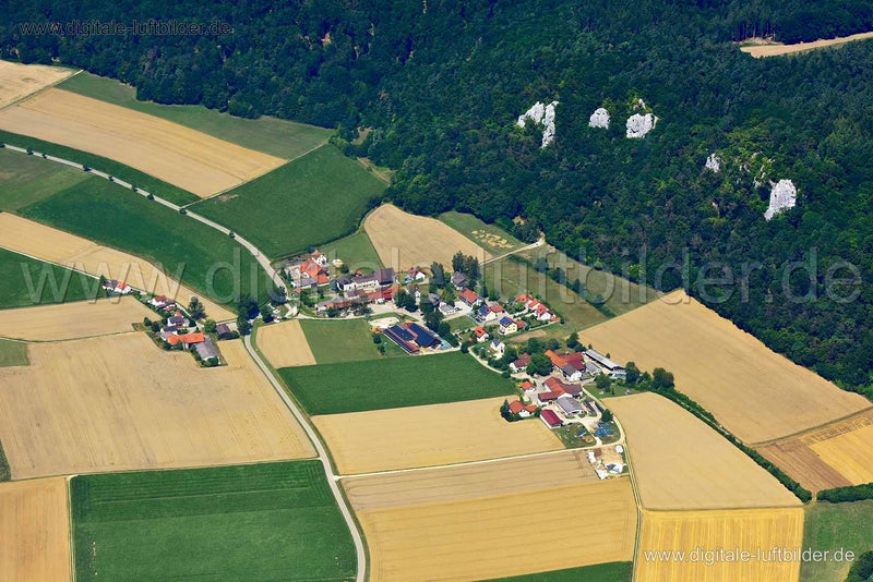 Luftaufnahme Aicha in Wellheim | Oberbayern, Bayern