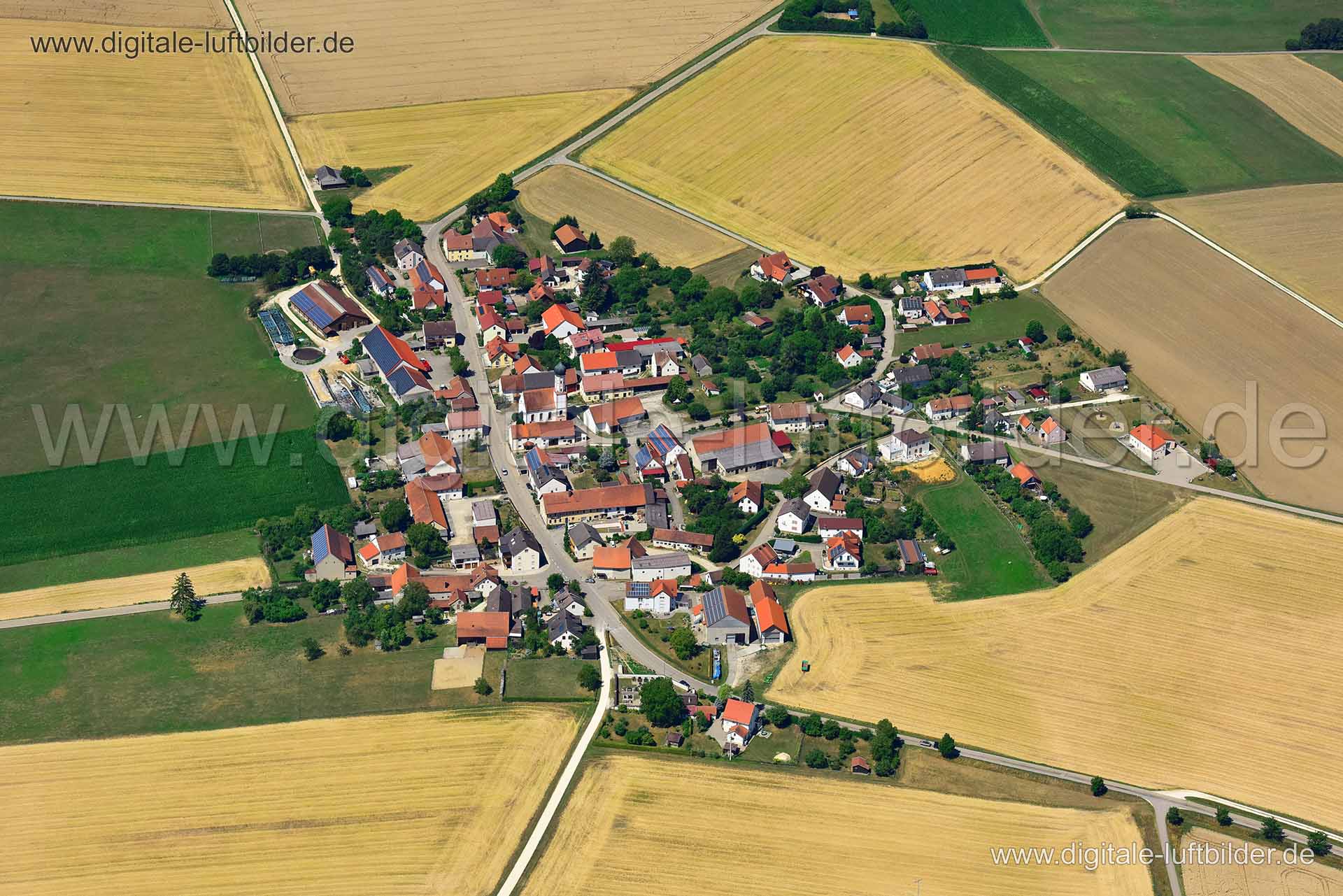 Luftaufnahme Gammersfeld in Wellheim | Oberbayern, Bayern