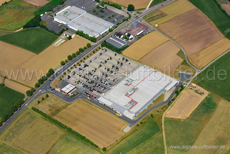 Luftaufnahme Großschwarzenlohe - Kaufland in Wendelstein | Mittelfranken, Bayern