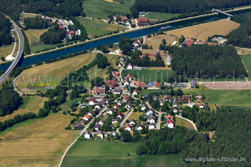 Luftaufnahme Schwanstetten - Mittelmembach in Wendelstein | Mittelfranken, Bayern