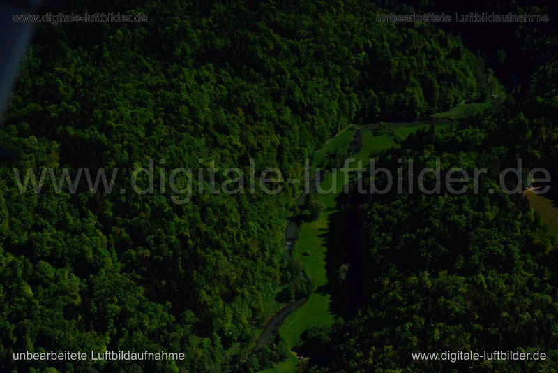 Luftaufnahme Burgruine Neideck in Wiesenttal | Oberfranken, Bayern