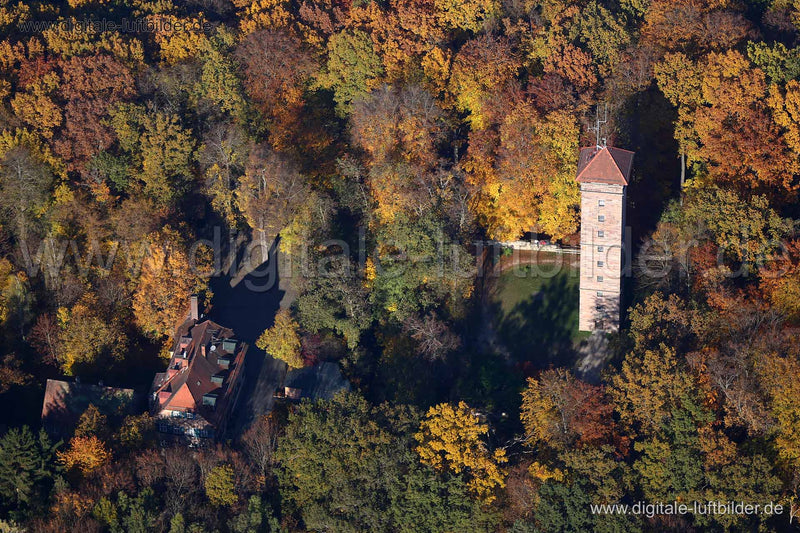 Luftaufnahme Alte Veste in Zirndorf | Mittelfranken, Bayern