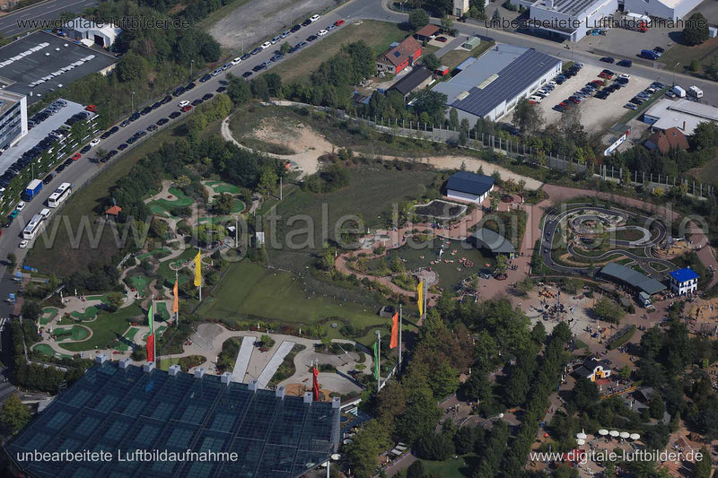 Luftaufnahme Playmobil Park in Zirndorf | Mittelfranken, Bayern