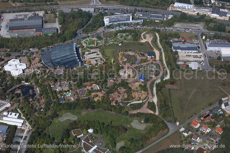 Luftaufnahme Playmobil Park in Zirndorf | Mittelfranken, Bayern